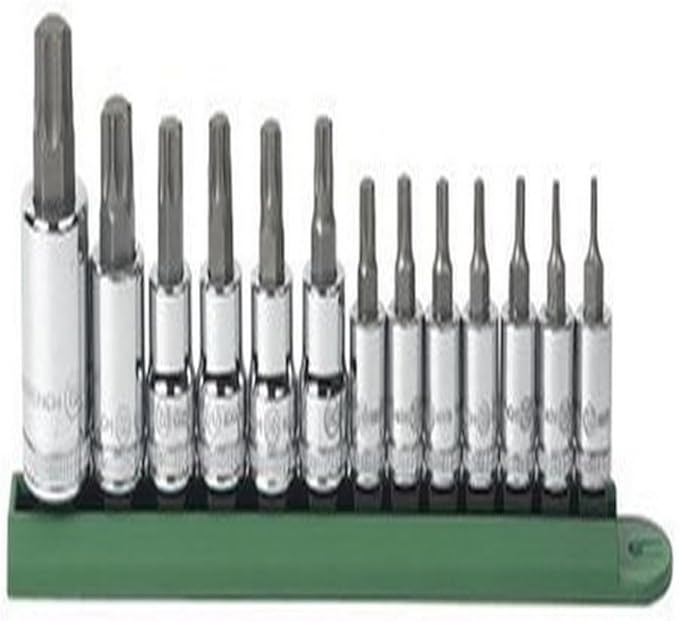 GEARWRENCH 13 Pc. 1/4", 3/8" & 1/2" Drive Tamper Proof Torx Bit Socket Set - 80725