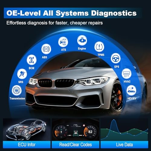 TOPDON ArtiDiag600 Pro OBD2 Scanner, Full System Scan Tool, 9 Reset Service