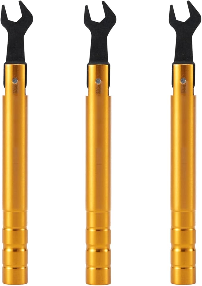 ThreeH 3 Pack SMA Torque Wrench 1 Nm Opening 8mm(5/16'') for SMA Adapter Convertor Spanner Microwave Measurements