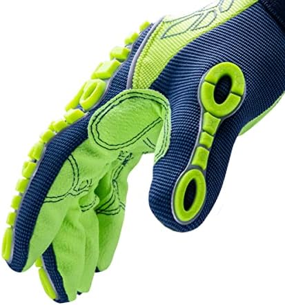 HexArmor Cut-Resistant Impact Protection Work Gloves | Chrome Series® 4027 | Medium