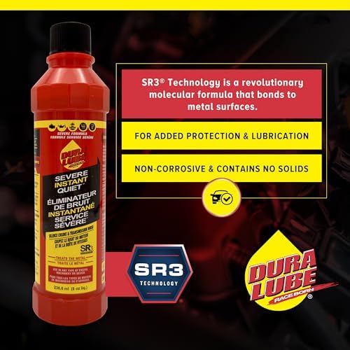 Dura Lube Severe Instant Quiet Helps Silence Engine and Transmission Noise | 8 oz., Single