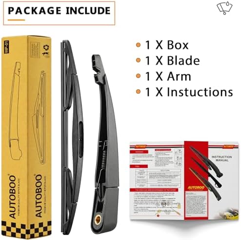 Rear Wiper Arm Blade Replacement for Ford Escape Flex Lincoln MKT