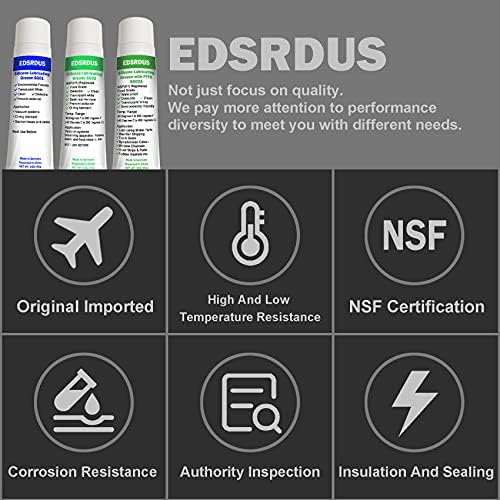 SG01 Silicone High-Dielectric Grease for Electrical Connectors Valve Waterproof Insulation O-Ring Lubricant 3OZ(85g)