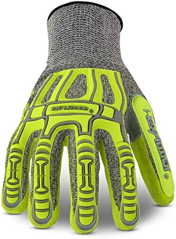 HexArmor Cut-Resistant Impact Protection Nitrile Palm Work Gloves | Rig Lizard® Series 2090X | Medium