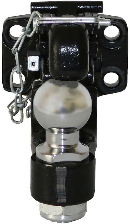 Buyers Products BH81780 8-Ton Combination Hitch, 1-7/8 Inch Ball, 12000 MGTW, Easily Hook W/Coupler Or Lunette Eye