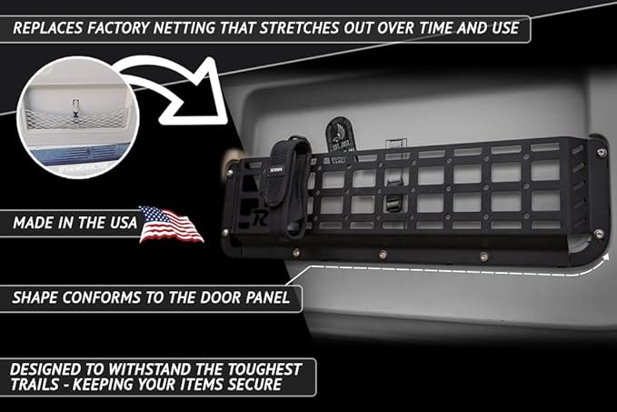 Molle Cargo Cage - Cargo Net Replacement for 2003-2009 Lexus GX 470 | Made in The USA | Rago Fabrication