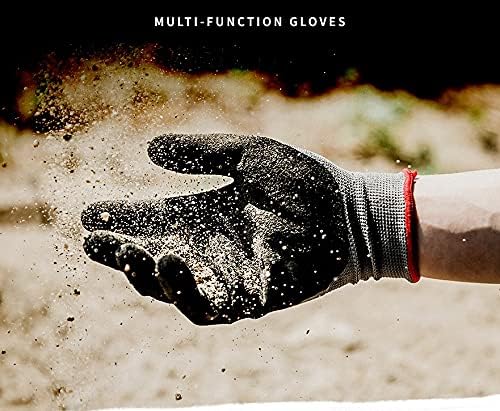 Corestar Safety Work Gloves Sandy MicroFoam Nitrile Palm Coated Seamless Nylon Micro-Foam Gloves