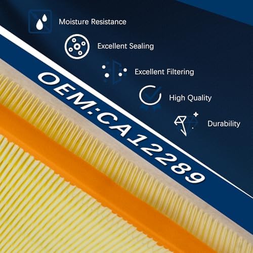 CA12289 17801-77050 Engine Air Filter for 2018-2025 Toyota Avalon/Camry/RAV4 Hybrid C-HR Corolla,Lexus ES300H NX350H UX200,Subaru BRZ