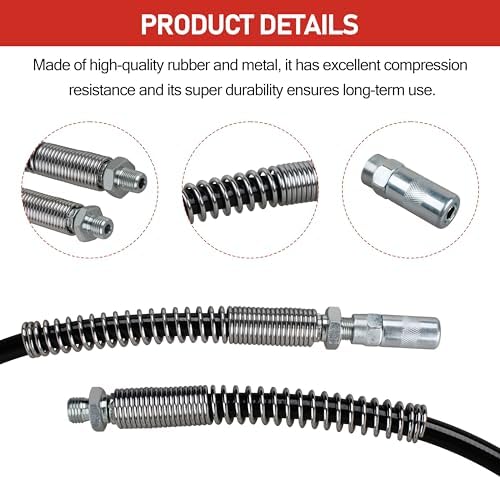 49-16-2647 Grease Gun Hose for Milwauke M-18 Grease Gun Hose Replacement