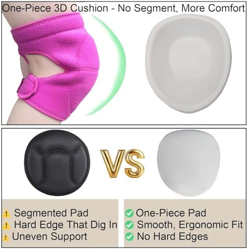 Garden Knee Pads for Women, Extra Thick Foam Padding, Pink M, 1 Pair