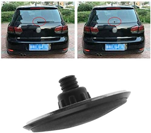 SING F LTD Rear Wiper Delete Kit - Waterproof Block Off Plug Cap for Tailgate Wiper Arm ABS Black 37mm
