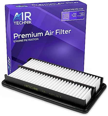 AirTechnik CA12061 Replacement Engine Air Filter | Fits 2016-2020 Acura MDX, 2021-2025 TLX, 2018-2025 Honda Odyssey, 2019-2025 Passport, 2019-2024 Pilot, 2017-2025 Ridgeline - 17220-5J6-A10