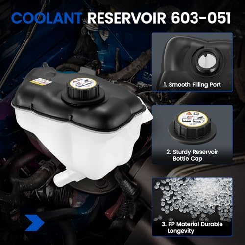 603-051 Engine Coolant Reservoir Tank for Ford Mustang 05-10