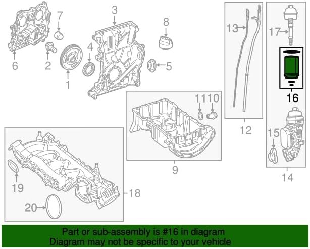 Mercedes-Benz 270 180 01 09, Engine Oil Filter