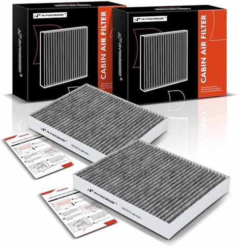 A-Premium 2-Pack Cabin Air Filter with Activated Carbon