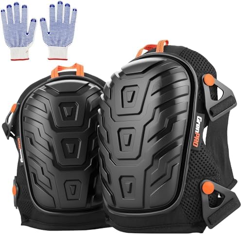 GRENPRO Heavy Duty Work Knee Pads, Quick Release Buckle for Construction