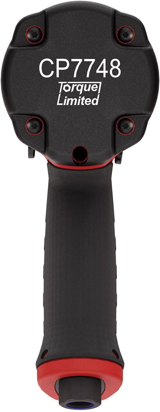 Chicago Pneumatic CP7748TL - 1/2 Inch Air Impact Wrench, Torque Limited, Pistol Handle, Max Torque Reverse Output 960 ft.lbs / 1300 Nm - 7000 RPM, Twin Hammer