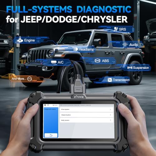 XTOOL IP500 for Jeep OBD2 Scanner, Full Systems Bidirectional Scan Tool