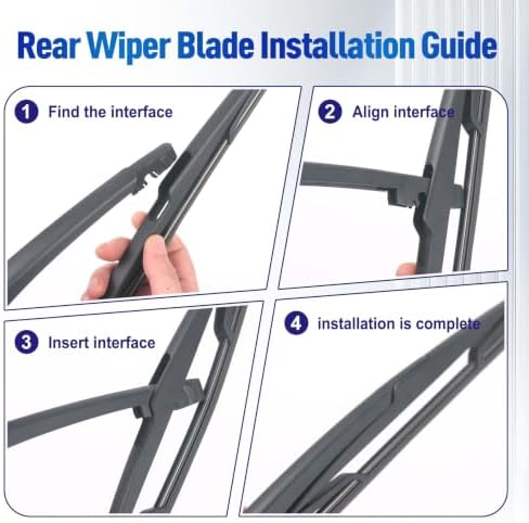 AJK 13 Inch Rear Wiper blade for Hyundai Santa Fe 2013-2018