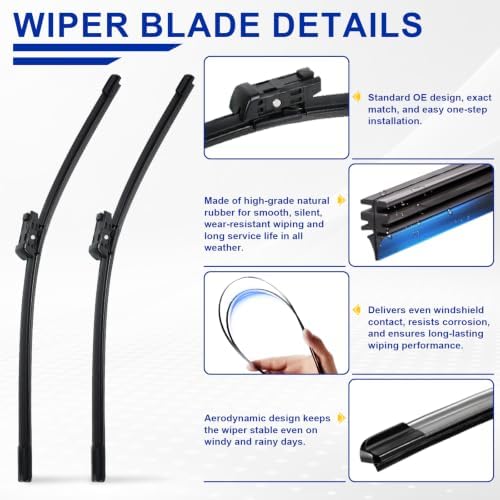 KAIYI 3 Windshield wipers Compatible with Honda CR-V 2023-2025