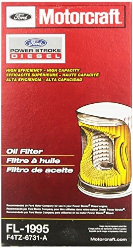 Motorcraft Engine Oil Filter- FL-1995 (OE Replacement Part for Select Years and Trims of Ford: E-350/E-450/E-550/Excursion/F-250/F-350/F-450/F-550/F-650/F-750/F-Super Duty Vehicles)