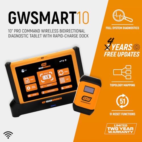 GEARWRENCH 10" Wireless Bi-Directional Diagnostic Tablet | GWSMART10