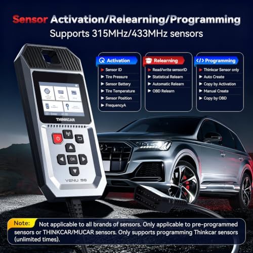 THINKCAR VENU90 TPMS Programming Tool/OBD2 Scanner Code Reader