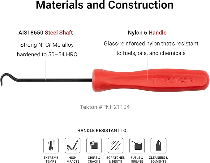 TEKTON Pick, Hook, Probe, and Mini Pry Bar Set (27-Piece) | LVR10006 | Made in USA