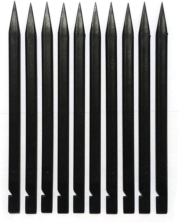 fixinus 10 Pieces Universal Black Stick Spudger Opening Pry Tool Kit for iPhone Mobile Phone iPad Tablets MacBook Laptop PC Repair