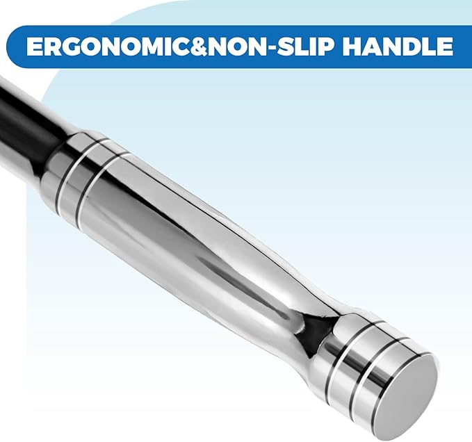 3-IN-1 Ratchet Handle, 1/4", 3/8", 1/2", Ratchet Wrench, Socket Wrench, 72-Tooth, Reversible Switch, Full-Polished Chrome Plating, Chromium Vanadium Steel