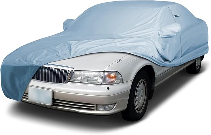 iCarCover Premium Car Cover for 1988-1995 Mazda 929 Heavy Duty Waterproof All-Weather Automobiles Custom Fit Indoor Outdoor UV Snow Protection Covers with Straps and Bag