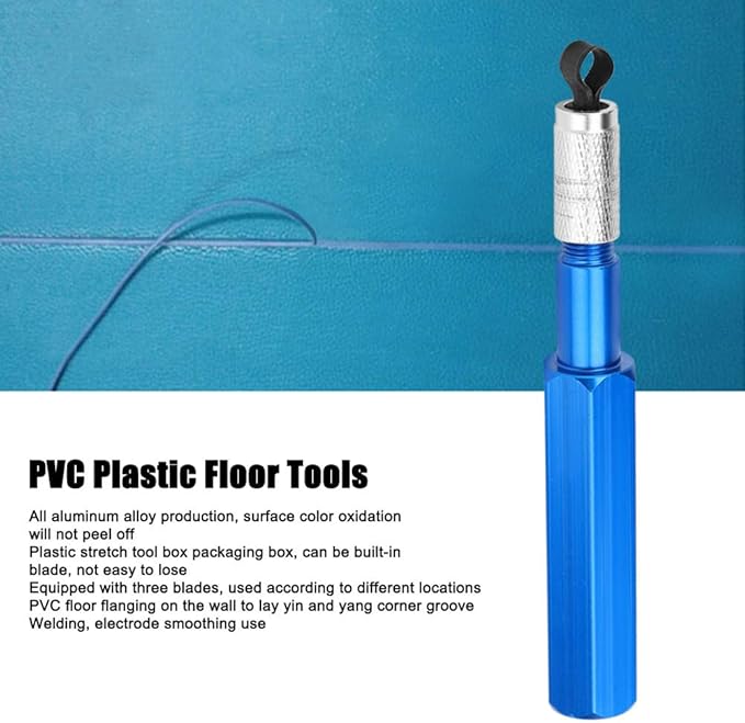 Floor Welding Tools, PVC Flooring Welding Heat Gun Kit Plastic Skiving Knife Construction Industrial Supplies