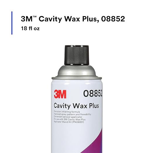 3M Cavity Wax Plus Aerosol Spray, 08852, 18 fl oz, Self-Healing, Corrosion Protection, Non-Hardening, Chipping, Peeling, Cracking