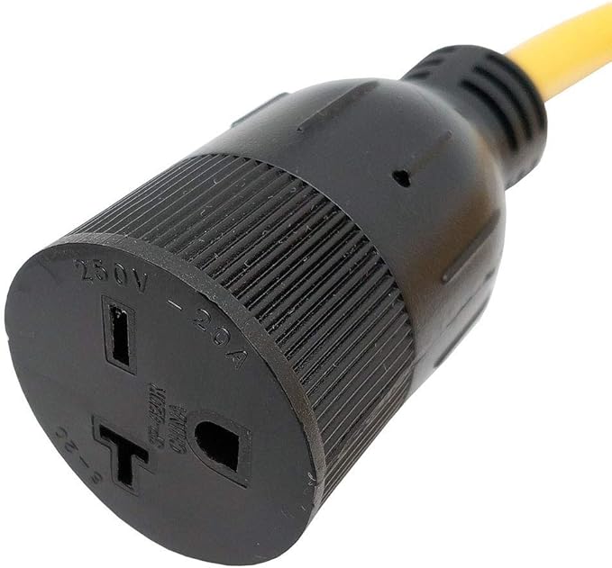 Parkworld NEMA 6-20 Extension Cord 6-20P to 6-20R (T Blade Female Also for 6-15R Adapter) 250V, 20A, 5000W UL Listed (3FT)