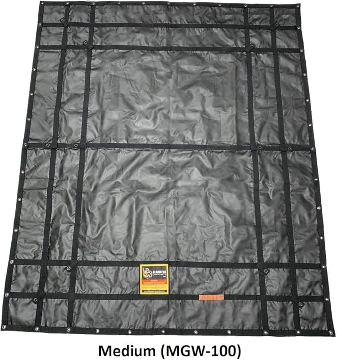 Waterproof Gladiator Cargo Net- Heavy Duty Truck Cargo Net Tarp (MGW-100) Medium: 6.75' x 8'