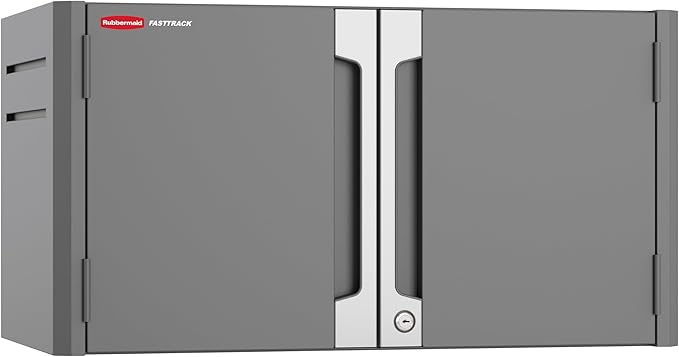 Rubbermaid FastTrack Single 2-Door Cabinet, Garage Storage Systems, Garage Organization