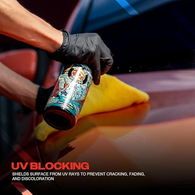 Tinybot Ceramic Coating Spray - Hydrophobic - Safe for Paint, Gloss Vinyl Wraps, Paint Protection Film, Graphics, OEM Car, Boat, RV Truck - 13.5 oz