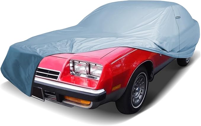 iCarCover Premium Car Cover for 1964-1972 Buick Skylark Heavy Duty Waterproof All-Weather Automobiles Custom Fit Indoor Outdoor UV Snow Protection Covers with Straps and Bag