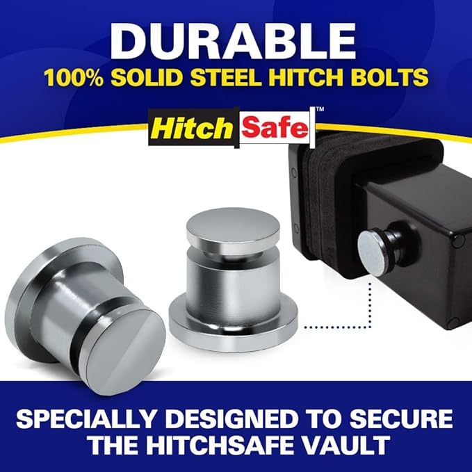 HitchSafe HS7020 Nickel Cadmium Hitch Bolt - Pair