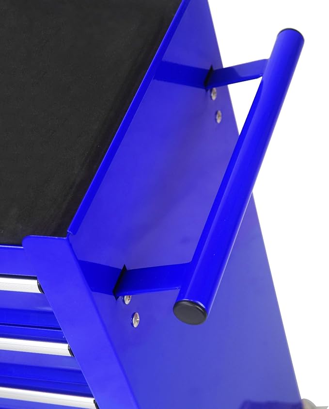4 Drawer Tool Cart on Wheels, Rolling Tool Cart, Heavy Duty Utility Industrial Service Cart Storage Organizer with Locking System，Drawers Rolling Tool Box Organizer Tool Case for Garage, Repair Shop