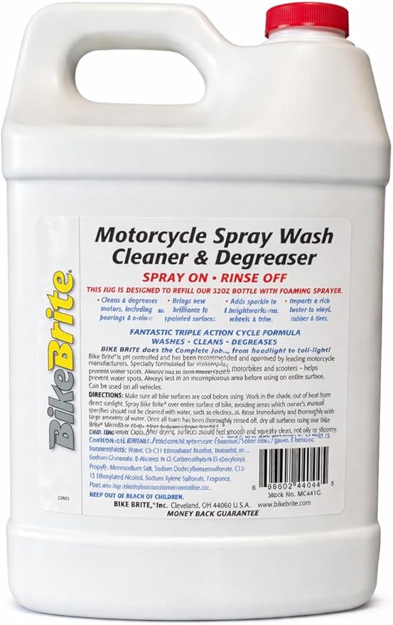 Bike Brite MC441G Motorcycle Spray Wash - Blue (1 Gallon)