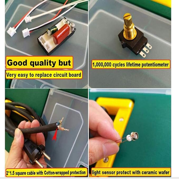 110V 1600W Intelligent Automatic Cooling Plastic Welder, Hot Air Gun For TPO/PVC Single Ply Roofing, Tarpaulin and Banners Welding Heat Gun