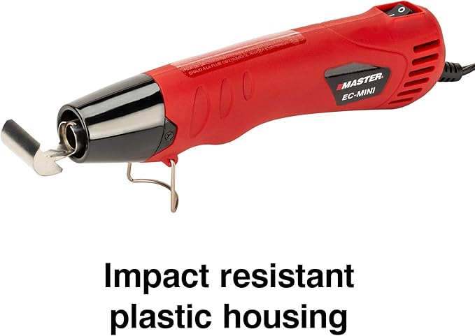 Master Appliance EC-MINI Heat Gun for Crafts, Shrink Wrap, Heat Shrink Tubing, Wire Connectors, Electrical Connectors, Epoxy Resin, Candle Making Heatgun, Embossing Hot Air Gun w/Heat Shrink Reflector