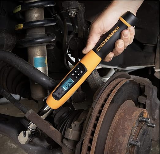 GEARWRENCH 3/8" Flex Head Electronic Torque Wrench with Angle, 10-100 ft/lbs. - 85078