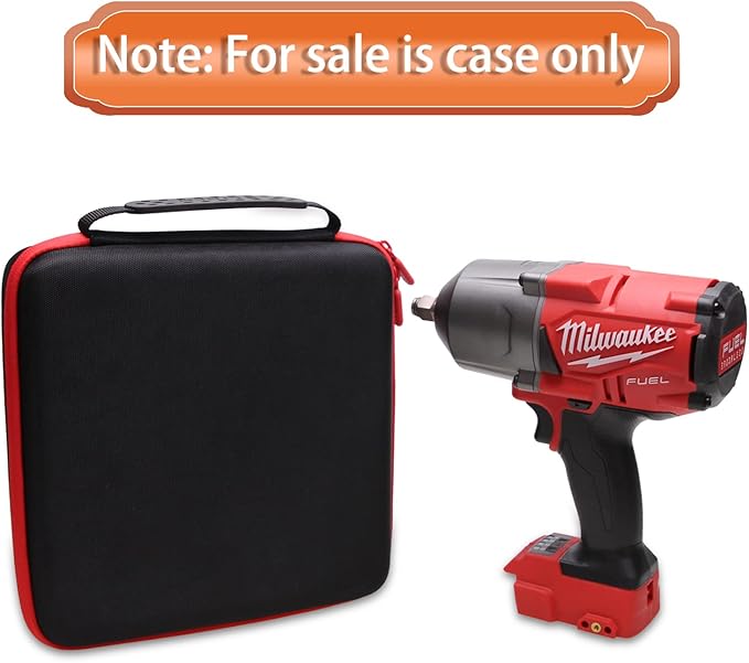 LTGEM Case Compatible with Milwaukee 2767-20/2962-20/2960-20 M18 FUEL High Torque 1/2" Impact Wrench, Case Only