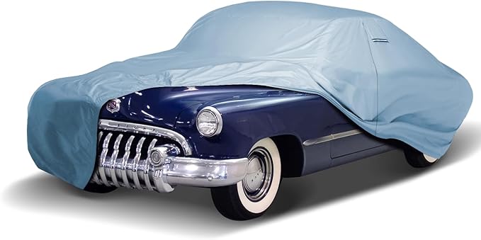 iCarCover Premium Car Cover for 1947-1950 Buick Sedanette Heavy Duty Waterproof All-Weather Automobiles Custom Fit Indoor Outdoor UV Snow Protection Covers with Straps and Bag