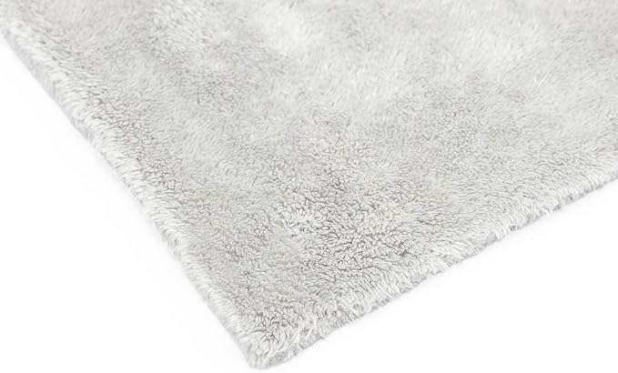 The Rag Company - Eagle Edgeless 500 (4-Pack) Professional Korean 70/30 Blend Super Plush Microfiber Detailing Towels, 500GSM, 16in x 16in, Ice Grey