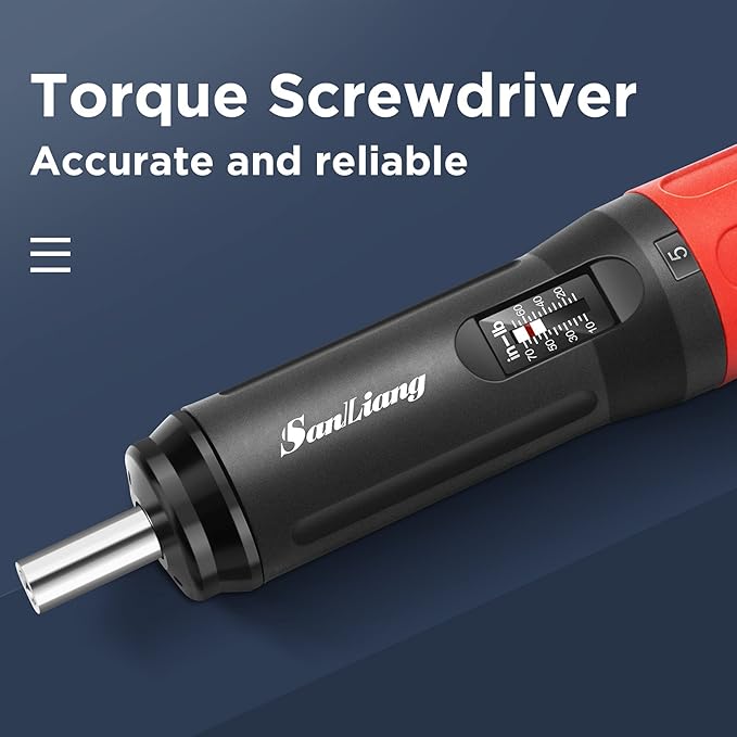 Torque Screwdriver Wrench Driver Bits Set 10-70 Inch Pounds lbs for Maintenance,Tools, Bike Repairing and Mounting. (10-70 in-lbs)