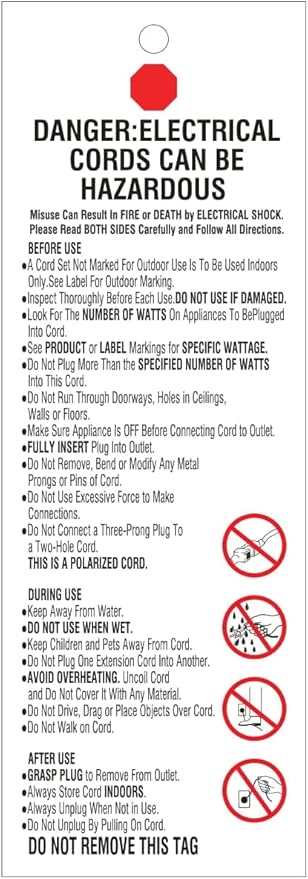 Amazon Basics 50-Foot 3-Prong Indoor/Outdoor Extension Cord, Heavy-Duty, 13 Amps, 1625 Watts, 125 VAC, Green