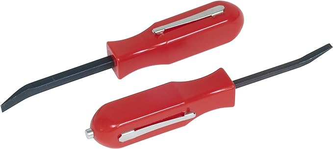 Lisle 35170 1/8" and 3/16" Square Shaft Pocket Pry Bars with Magnet